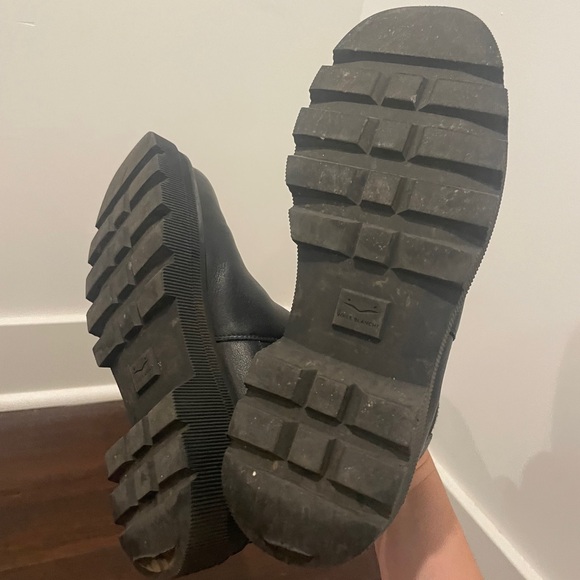 Voile Blanche Black Leather Chelsea Ankle Boots Size 8 - Picture 11 of 11